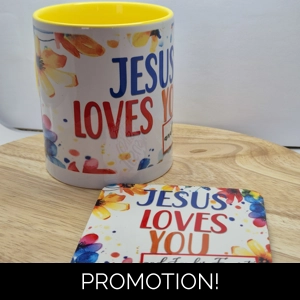 Jesus loves you Mug Set