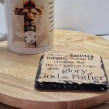 Lion and the Lamb mug and  S..