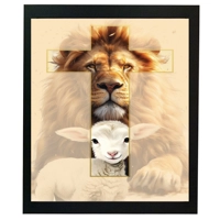 Lion and Lamb Poster