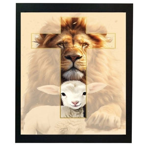 Lion and Lamb Poster