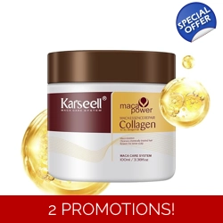 Karseell Collagen Hair Treatment 3.38oz/100ml Deep Repair Argan Oil | Hair Mas..