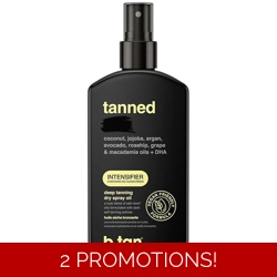 b.tan Best Tanning Oil | Get Tanned Intensifier Dry Spray - Fast, Dark Outdoor..