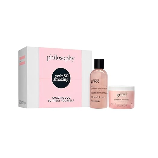 product Image for philosophy you're so amazing gift set - 2-pc. amazing grace hydrating shower gel (6oz) & whipped bod