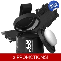 BOLDIFY Hairline Powder - Root Touch Up Hair Color for Gray Coverage - Bald Sp..
