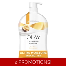 Olay Body Wash for Women, Ultra Moisture, 24hr Moisturizing, Hydrating & Refreshing, B3 Vitamin Comp