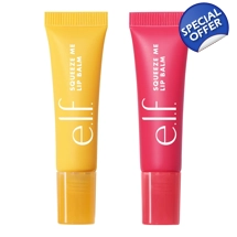 e.l.f. Squeeze Me More Lip Balm Duo, Moisturizing Balm For A Sheer Tint Of Color, Made With Hyaluron
