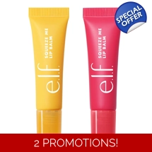 e.l.f. Squeeze Me More Lip Balm Duo, Moisturizing Balm For A Sheer Tint Of Color, Made With Hyaluron