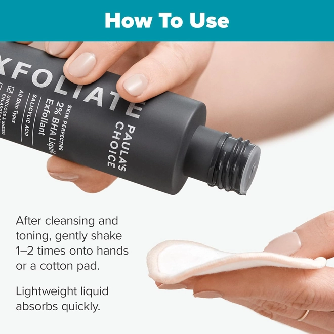 Additional Image for Paula's Choice SKIN PERFECTING 2% BHA Liquid Exfoliant Polish, Salicylic Acid Exfoliant-Facial Polis