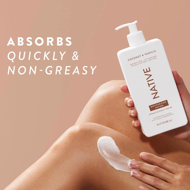 Additional Image for Native Body Lotion Contains Naturally Derived Plant-Based Moisturizers for Women and Men | Restores