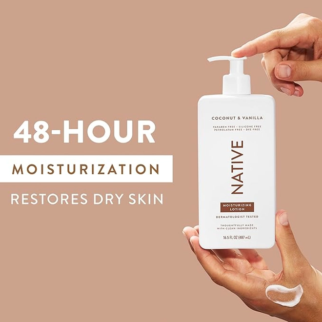 Additional Image for Native Body Lotion Contains Naturally Derived Plant-Based Moisturizers for Women and Men | Restores