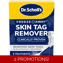 Dr. Scholl's Freeze Away Skin Tag Remover Kit, 8 ct – Completely removes Skin Tags in As Little As 1