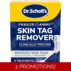 Dr. Scholl's Freeze Away Skin Tag Remover Kit, 8 ct – Completely removes Skin ..