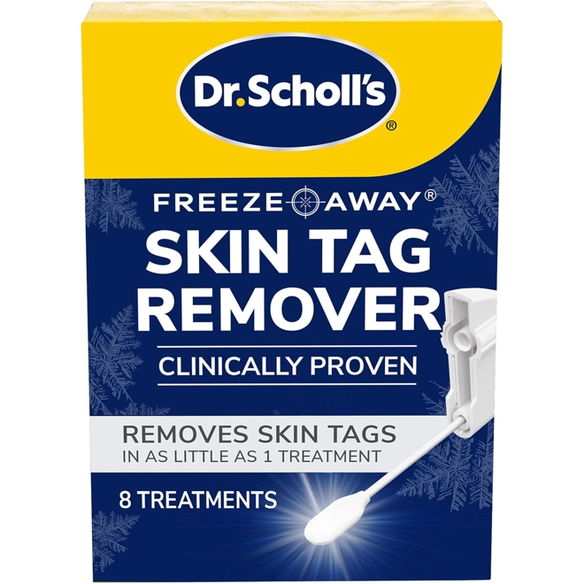 product Image for Dr. Scholl's Freeze Away Skin Tag Remover Kit, 8 ct – Completely removes Skin Tags in As Little As 1