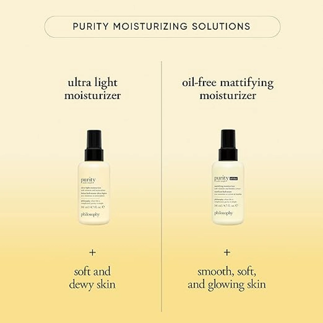 Additional Image for philosophy purity made simple pore face moisturizer - with vitamins C & E, green tea, meadowfoam see