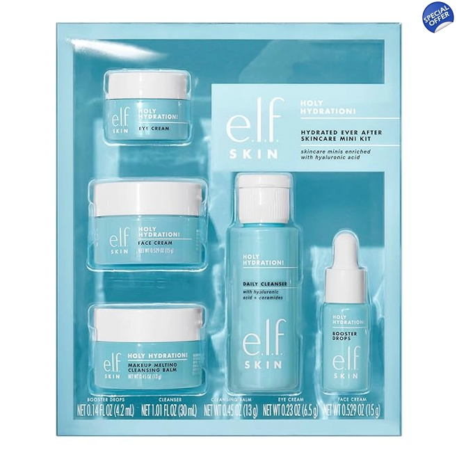 product Image for Skincare Hydrated Ever After Skincare Mini Kit, Cleanser, Makeup Remover,