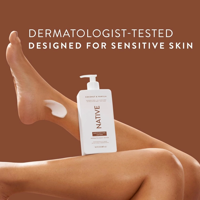 Additional Image for Native Body Lotion Contains Naturally Derived Plant-Based Moisturizers for Women and Men | Restores