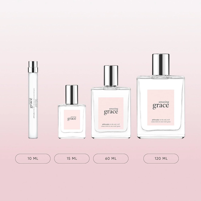 Additional Image for philosophy amazing grace eau de toilette - clean & floral women's perfume - with notes of bergamot,