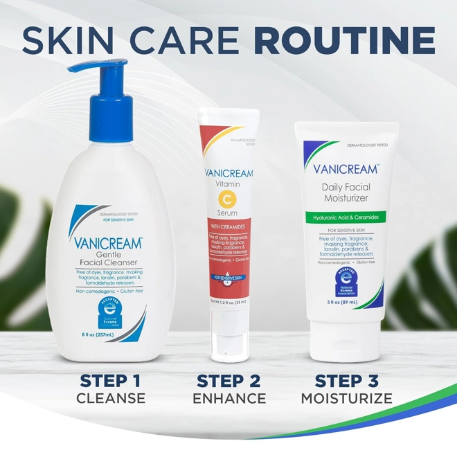 Additional Image for Vanicream Daily Facial Moisturizer With Ceramides and Hyaluronic Acid - Formulated Without Common Ir