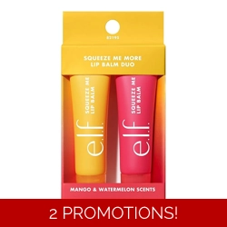 e.l.f. Squeeze Me More Lip Balm Duo, Moisturizing Balm For A Sheer Tint Of Col..