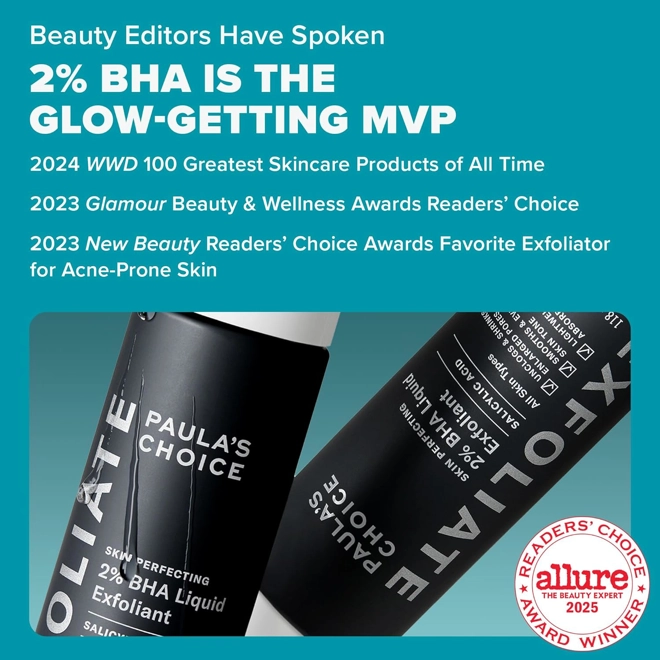 Additional Image for Paula's Choice SKIN PERFECTING 2% BHA Liquid Exfoliant Polish, Salicylic Acid Exfoliant-Facial Polis