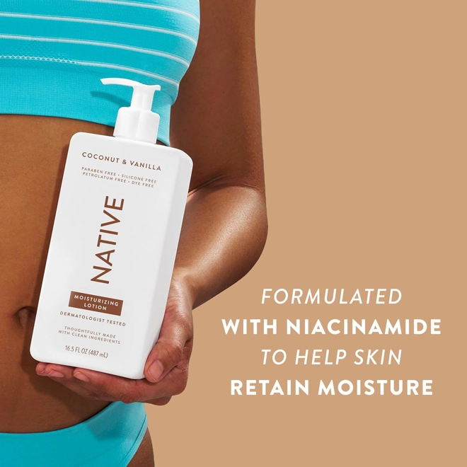 Additional Image for Native Body Lotion Contains Naturally Derived Plant-Based Moisturizers for Women and Men | Restores
