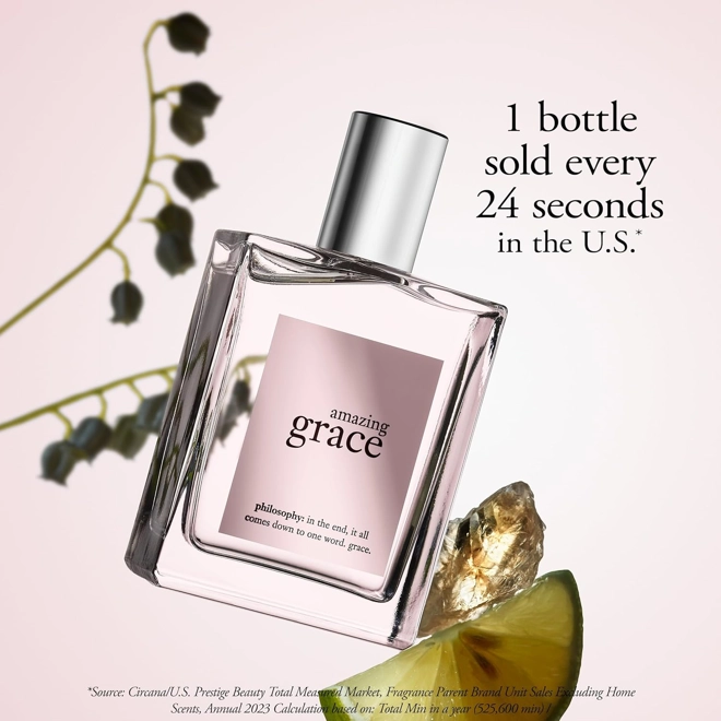 Additional Image for philosophy amazing grace eau de toilette - clean & floral women's perfume - with notes of bergamot,