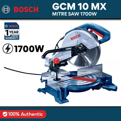 BOSCH GCM 10 MX MITRE SAW PROFESSIONAL 1700W (0601B290L0) BOSCH GCM 10 MX MITRE SAW PROFESSIONAL 1700W (0601B290L0)