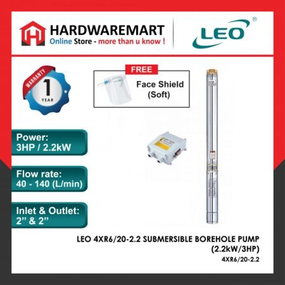 LEO 4XR6/20-2.2 SUBMERSIBLE BOREHOLE PUMP PLANTATION PAM A.. LEO 4XR6/20-2.2 SUBMERSIBLE BOREHOLE PUMP PLANTATION PAM A..