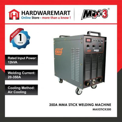 MAX-3 *350A MMA STICK WELDING MACHINE MAXSTICK350 MAX-3 *350A MMA STICK WELDING MACHINE MAXSTICK350