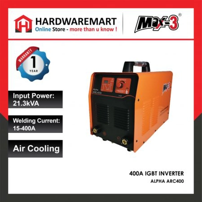 MAX3 ALPHA ARC400 IGBT INVERTER MAX3 ALPHA ARC400 IGBT INVERTER