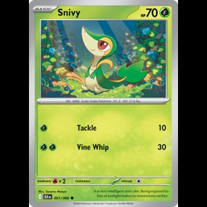 SV Black Bolt [EN] 001/086 - Snivy