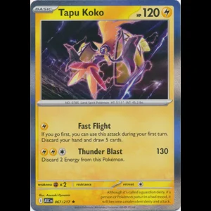 ASC 067/217 Tapu Koko