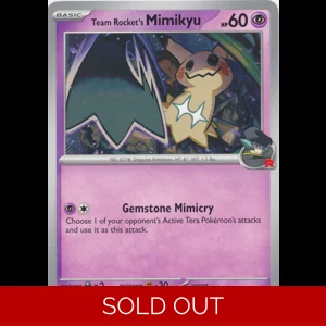 ASC 097/217 Team Rocket's Mimikyu