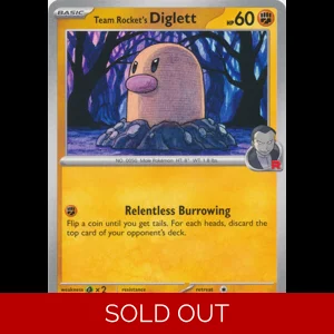 ASC 100/217 Team Rocket's Diglett