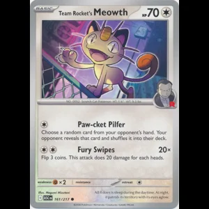 ASC 161/217 Team Rocket's Meowth