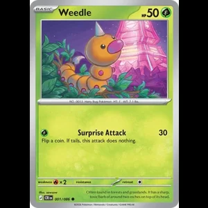 CRI 001/086 Weedle