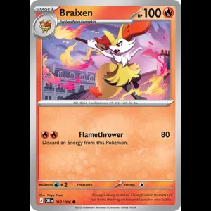 CRI 012/086 Braixen