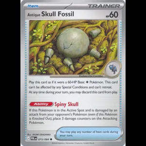 PBL 073/084 Antique Skull Fossil