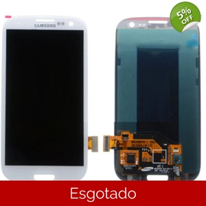 Monitor Samsung Galaxy i9300 S3 Touchscreen Digitizer Glass Touch + Display Branco