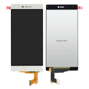 Monitor LCD completo Touch Screen Assembly Huawei Ascend P8 Branco