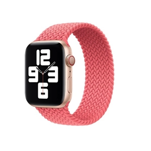 Pulseira Apple Watch Series 1 / 2 / 3 / 4 / 5 / 6 / SE (42 / 44 mm) Loop Nylon Rosa
