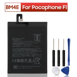 Bateria Xiaomi Pocophone F1 4G 2018 M1805E10A Bateria BM4E 4000 mAh compativel
