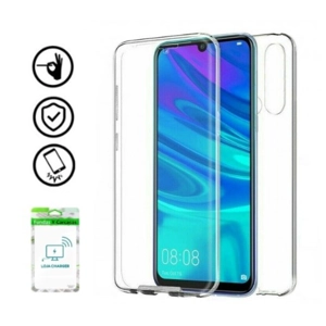 Capa de Silicone Lojacharger p/ Huawei P Smart 2020 | 360º | Policarbonato | Traseira + Frente | Transparente