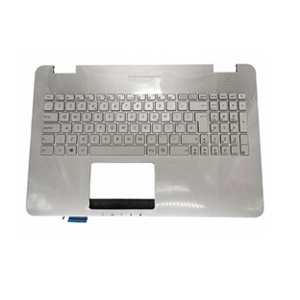 Teclado + Palmrest+ cover ASUS GL552 N551 Retro-iluminado PRATEADO PT