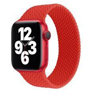 Pulseira Apple Watch Series 1 / 2 / 3 / 4 / 5 / 6 / SE (42 / 44 mm) Loop strap Nylon vermelho