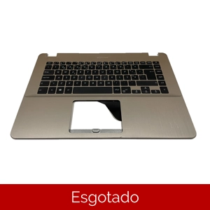 Teclado ASUS VivoBook 15 X505 F505 90NB0G12-R31PO0 dourado
