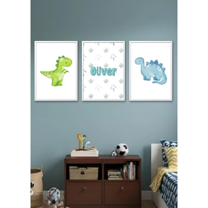 Trio Dinosaur Prints Trio Dinosaur Prints