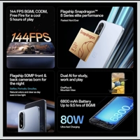 OnePlus Nord 5 | Snapdragon 8s Gen 3 | Stable 144FPS Gaming | Dual 50MP Flagship Camera | Powered by