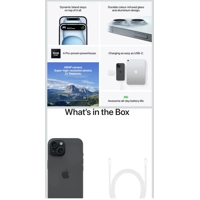 Apple iPhone 15 (256 GB) - Black