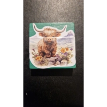 Highland cow fridge magnet, ..